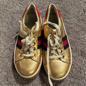 Gucci Peggy Rainbow Kids Sneakers